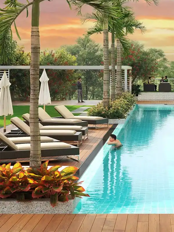 Ample and elegantly designed bedrooms at Godrej Vrikshya for your comfort